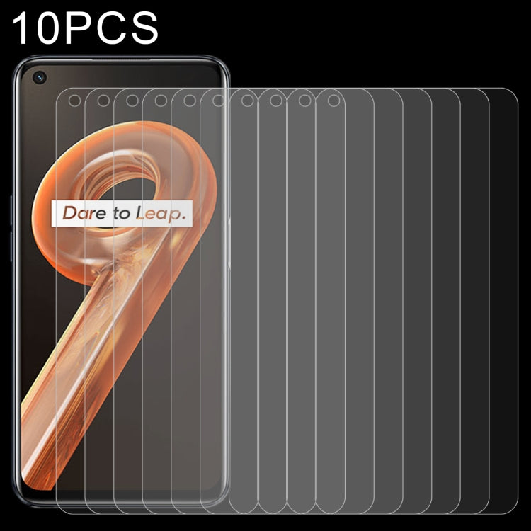 10 PCS 0.26mm 9H 2.5D Tempered Glass Film For Realme 9i 5G / C33 / Q5x / C33 2023 / V30 / V30T