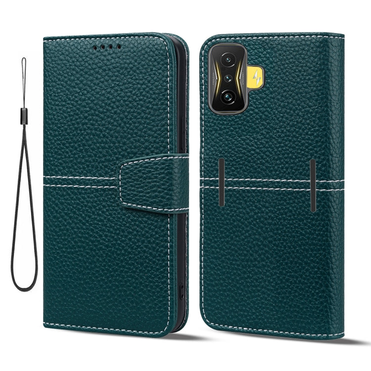 For Xiaomi Poco F4 GT Litchi RFID Leather Phone Case