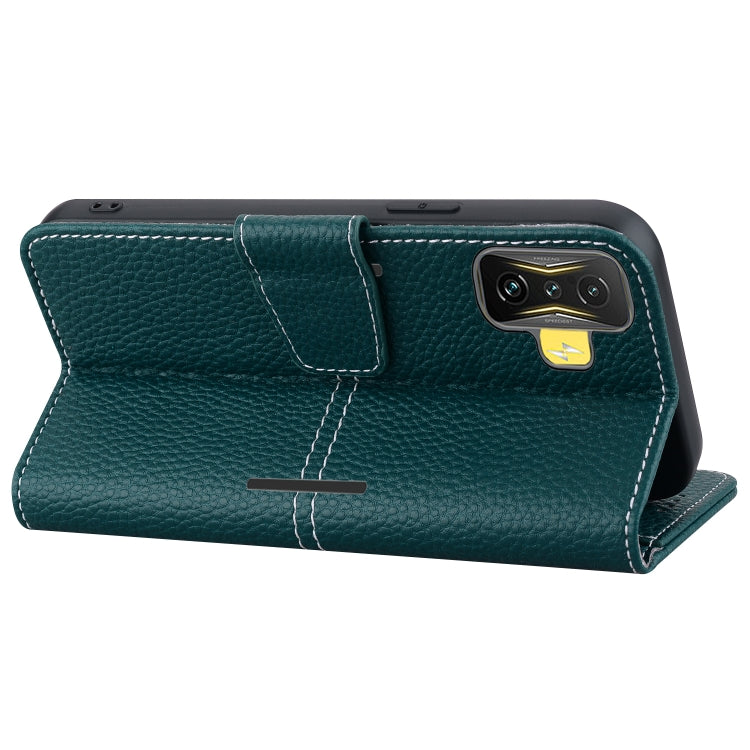 For Xiaomi Poco F4 GT Litchi RFID Leather Phone Case