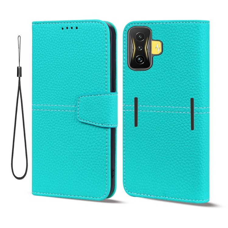 For Xiaomi Poco F4 GT Litchi RFID Leather Phone Case