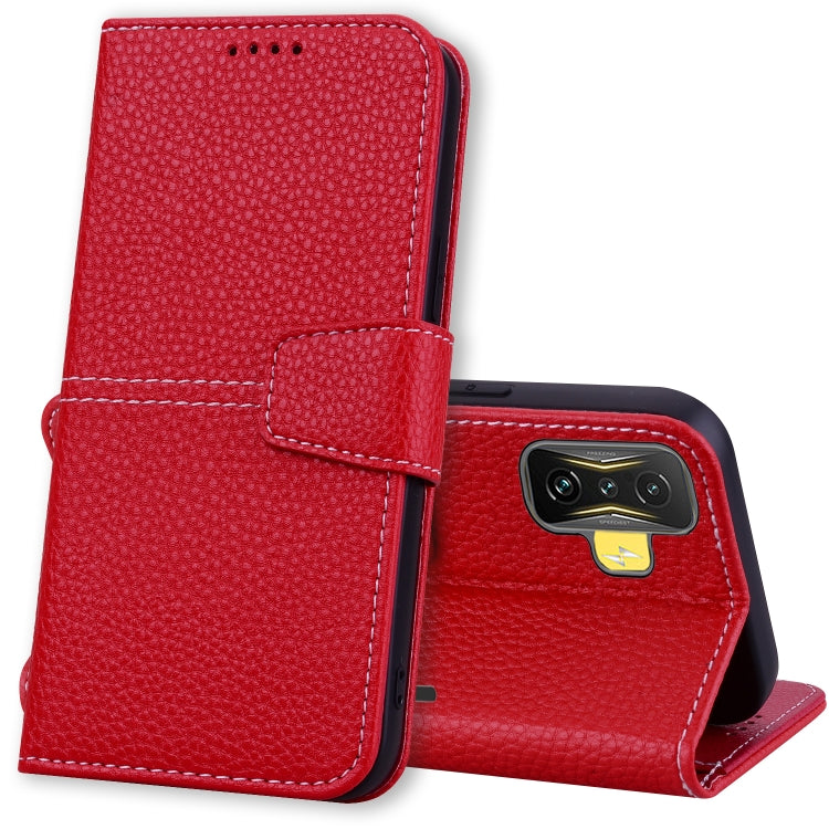 For Xiaomi Poco F4 GT Litchi RFID Leather Phone Case