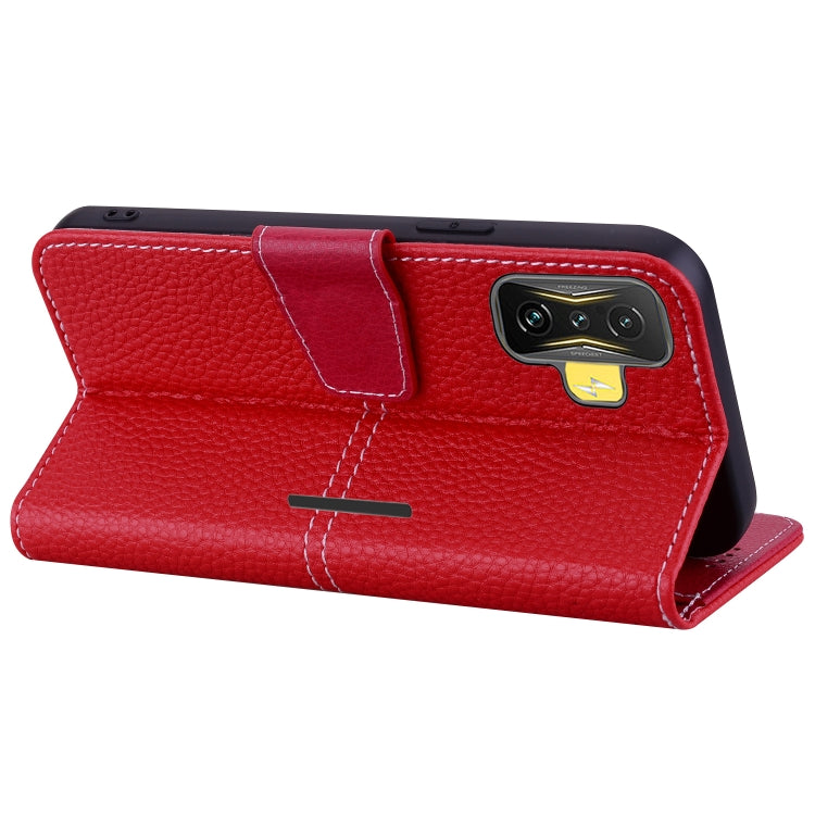 For Xiaomi Poco F4 GT Litchi RFID Leather Phone Case