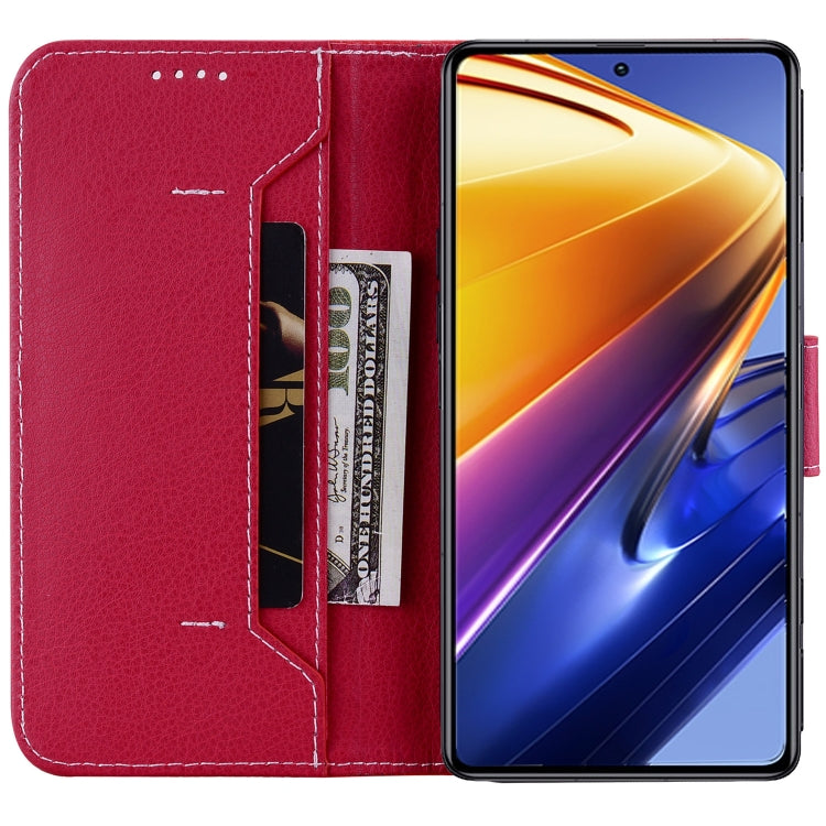 For Xiaomi Poco F4 GT Litchi RFID Leather Phone Case