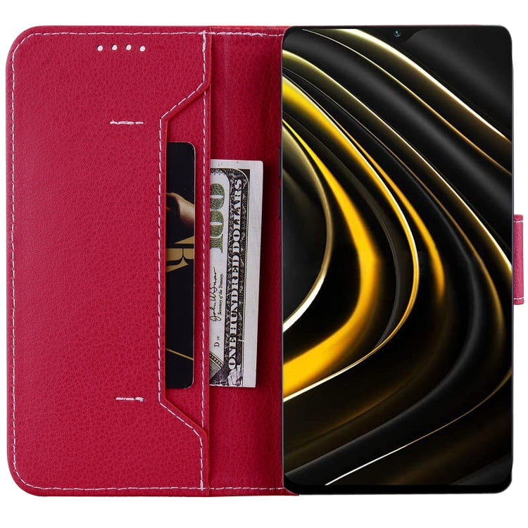 For Xiaomi Poco M3 / Redmi 9T Litchi RFID Leather Phone Case