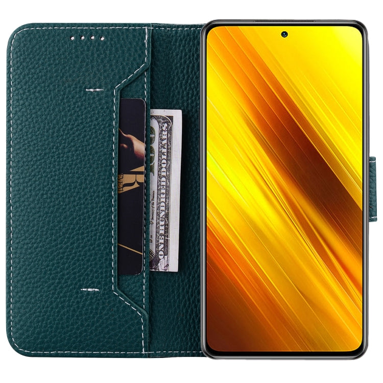 For Xiaomi Poco X3 NFC / X3 / X3 Pro Litchi RFID Leather Phone Case