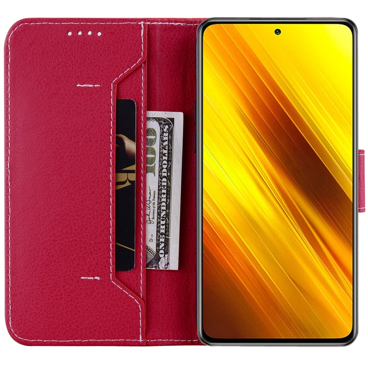 For Xiaomi Poco X3 NFC / X3 / X3 Pro Litchi RFID Leather Phone Case