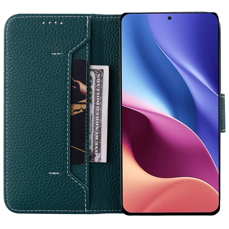 For Xiaomi Redmi K40 / Poco F3 Litchi RFID Leather Phone Case