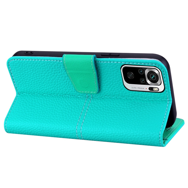 For Xiaomi Redmi Note 10 4G / Note 10S Litchi RFID Leather Phone Case