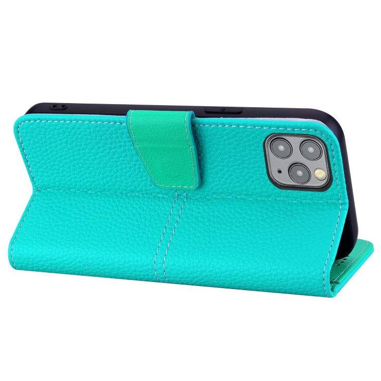 For iPhone 13 Pro Litchi RFID Leather Phone Case