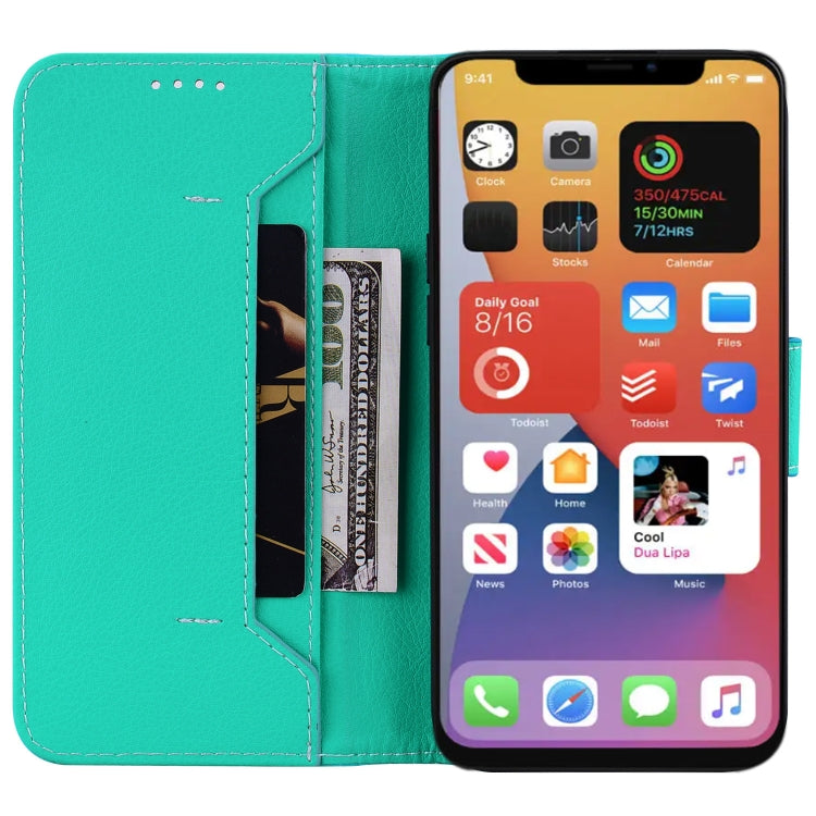 For iPhone 13 mini Litchi RFID Leather Phone Case