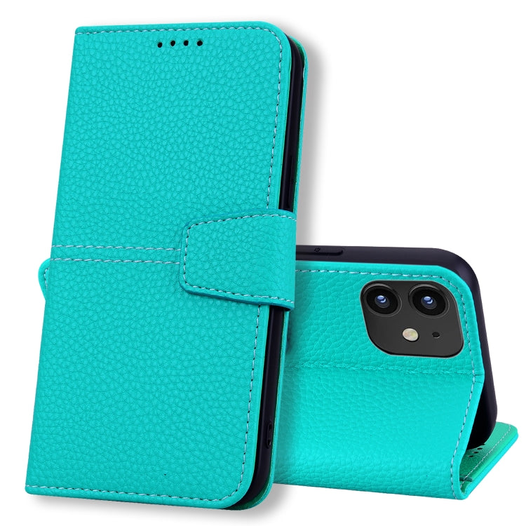 For iPhone 12 mini Litchi RFID Leather Phone Case