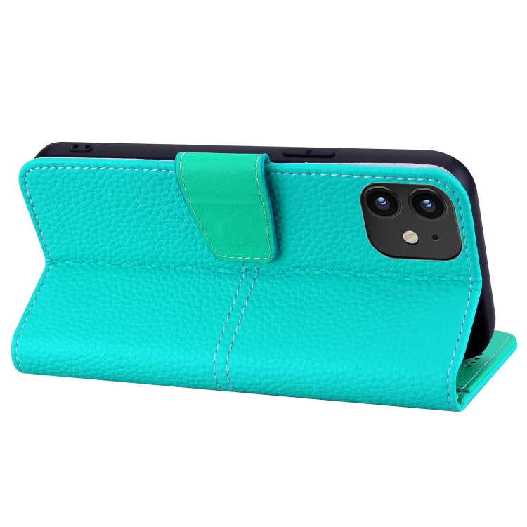 For iPhone 12 mini Litchi RFID Leather Phone Case