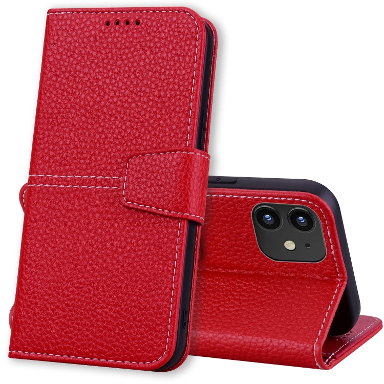 For iPhone 12 mini Litchi RFID Leather Phone Case