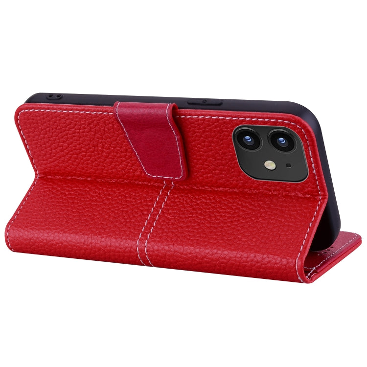 For iPhone 12 mini Litchi RFID Leather Phone Case