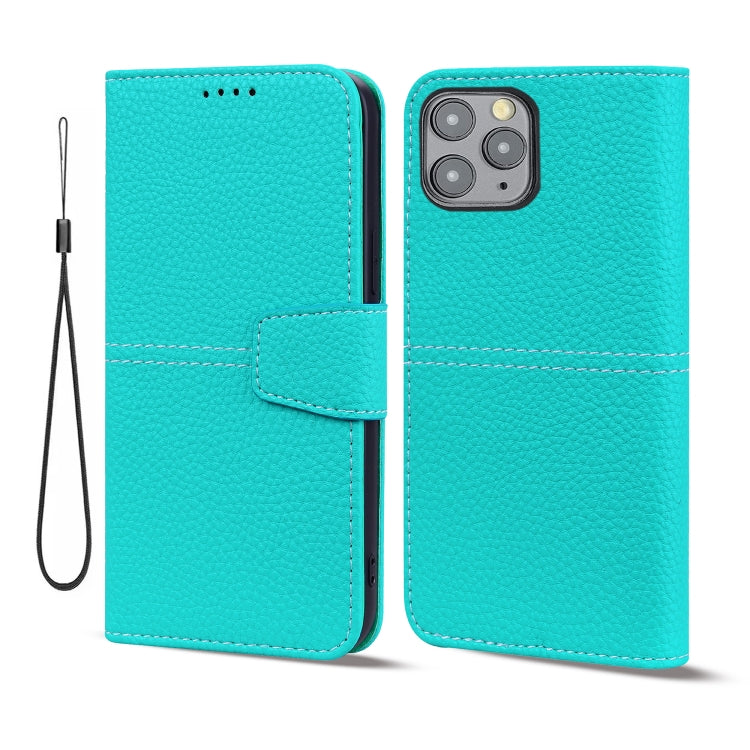 For iPhone 11 Pro Max Litchi RFID Leather Phone Case