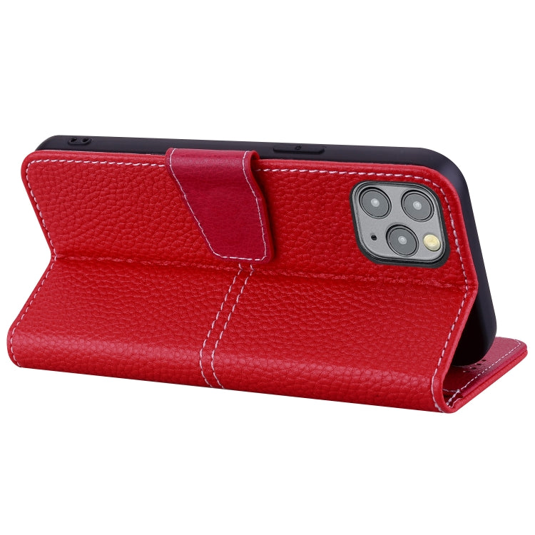 For iPhone 11 Pro Max Litchi RFID Leather Phone Case