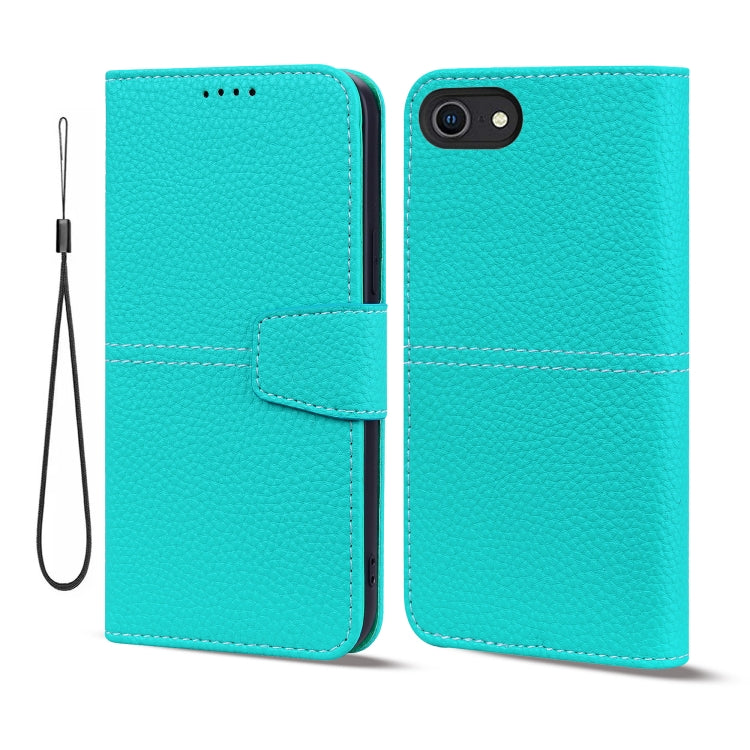 For iPhone SE 2022 / SE 2020 / 8 / 7 Litchi RFID Leather Phone Case