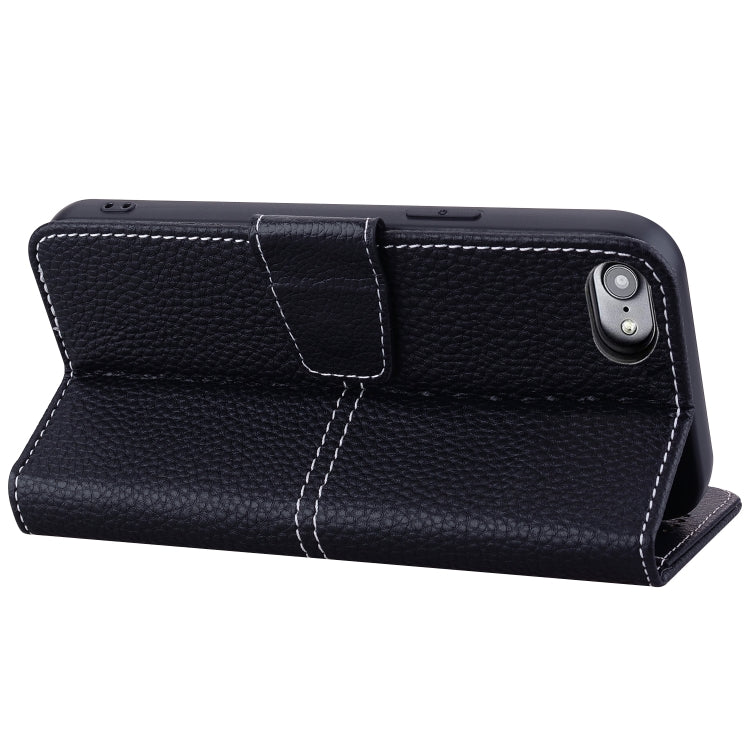 For iPhone SE 2022 / SE 2020 / 8 / 7 Litchi RFID Leather Phone Case