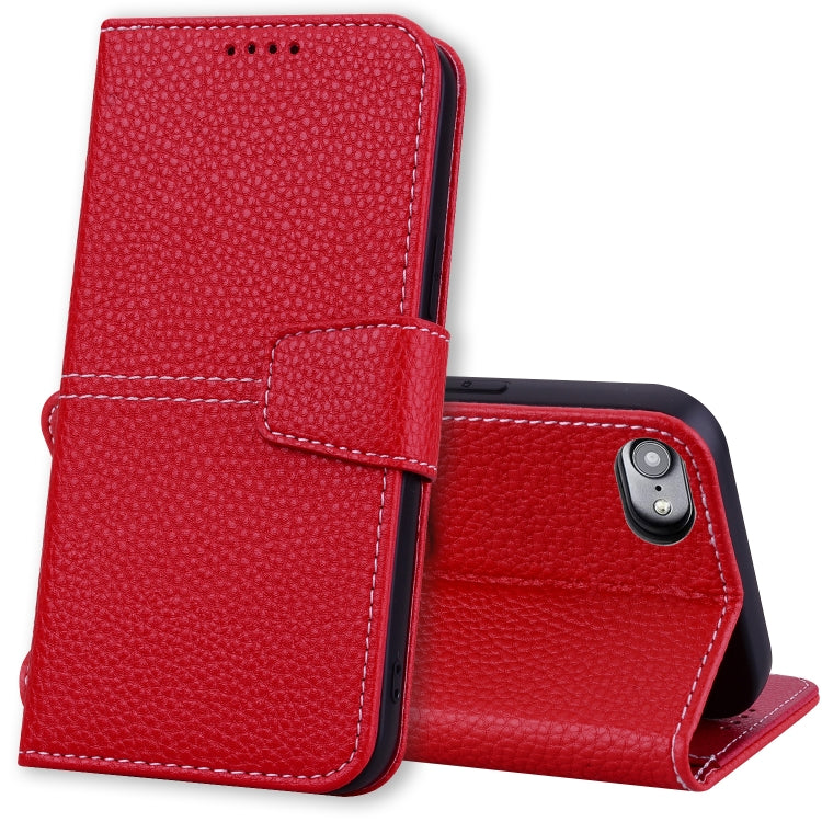 For iPhone SE 2022 / SE 2020 / 8 / 7 Litchi RFID Leather Phone Case