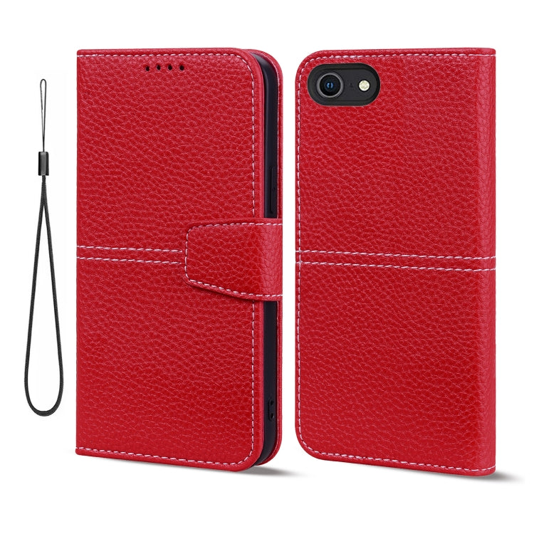 For iPhone SE 2022 / SE 2020 / 8 / 7 Litchi RFID Leather Phone Case