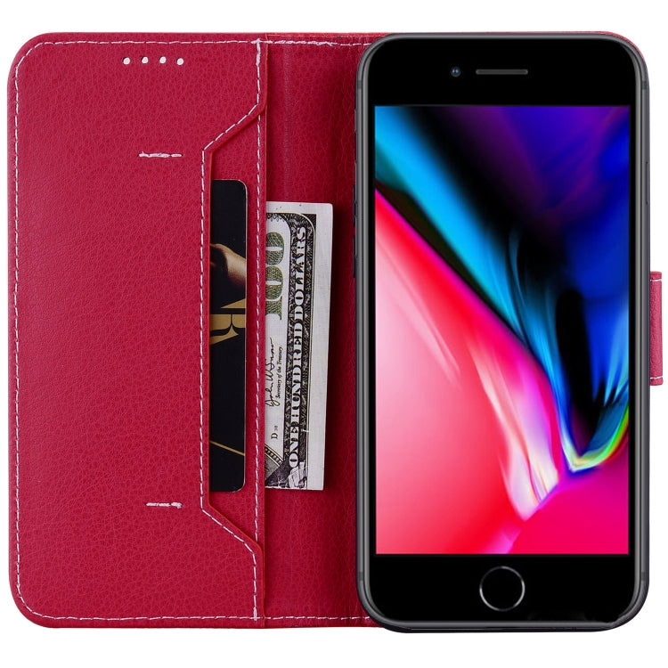For iPhone SE 2022 / SE 2020 / 8 / 7 Litchi RFID Leather Phone Case
