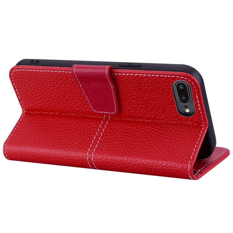 Litchi RFID Leather Phone Case For iPhone 8 Plus / 7 Plus