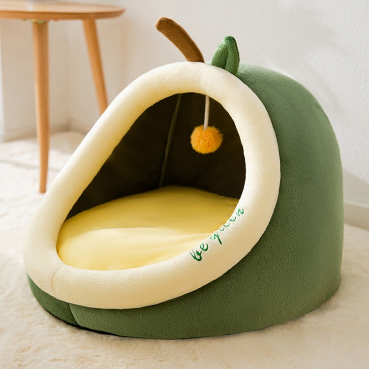 Semi-enclosed Pet Cat and Dog Bed Dog Kennel Pad Pet Supplies, Size:M
