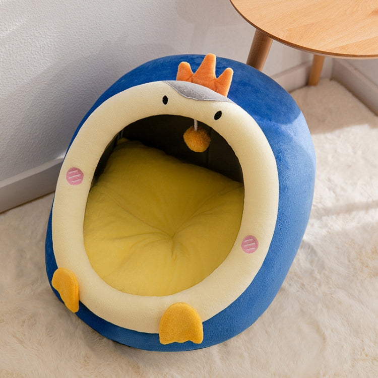 Semi-enclosed Pet Cat and Dog Bed Dog Kennel Pad Pet Supplies, Size:M