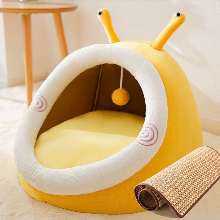 Semi-enclosed Pet Cat and Dog Bed Dog Kennel Pad Pet Supplies, Size:M