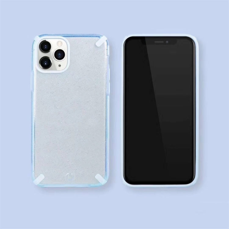 For iPhone 11 Glitter Powder Colorful Edge Shockproof Protective Case