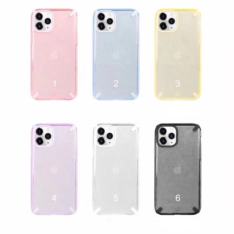 For iPhone 11 Glitter Powder Colorful Edge Shockproof Protective Case