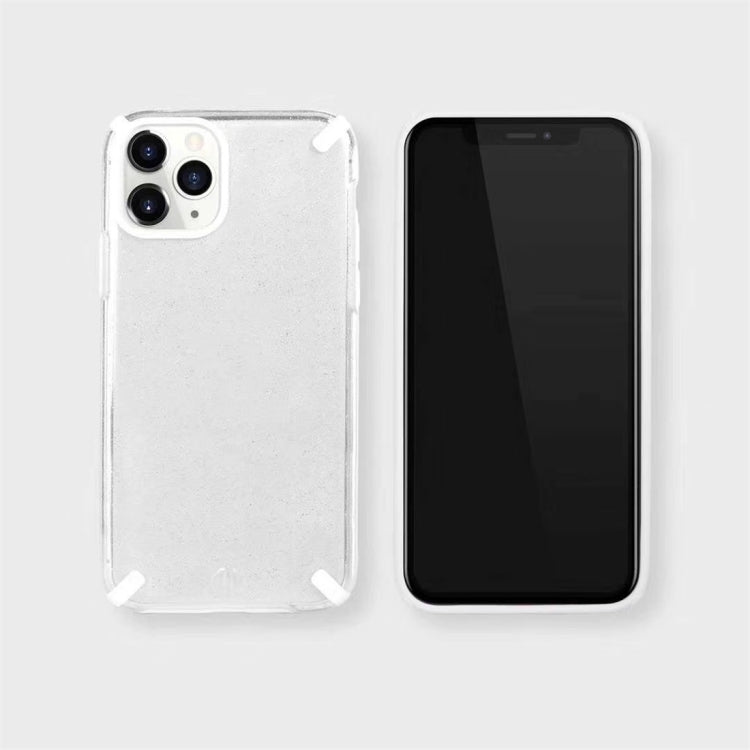 For iPhone 11 Pro Glitter Powder Colorful Edge Shockproof Protective Case