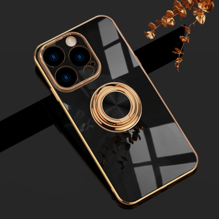 For iPhone 14 Pro Max 6D Electroplating Ring Phone Case