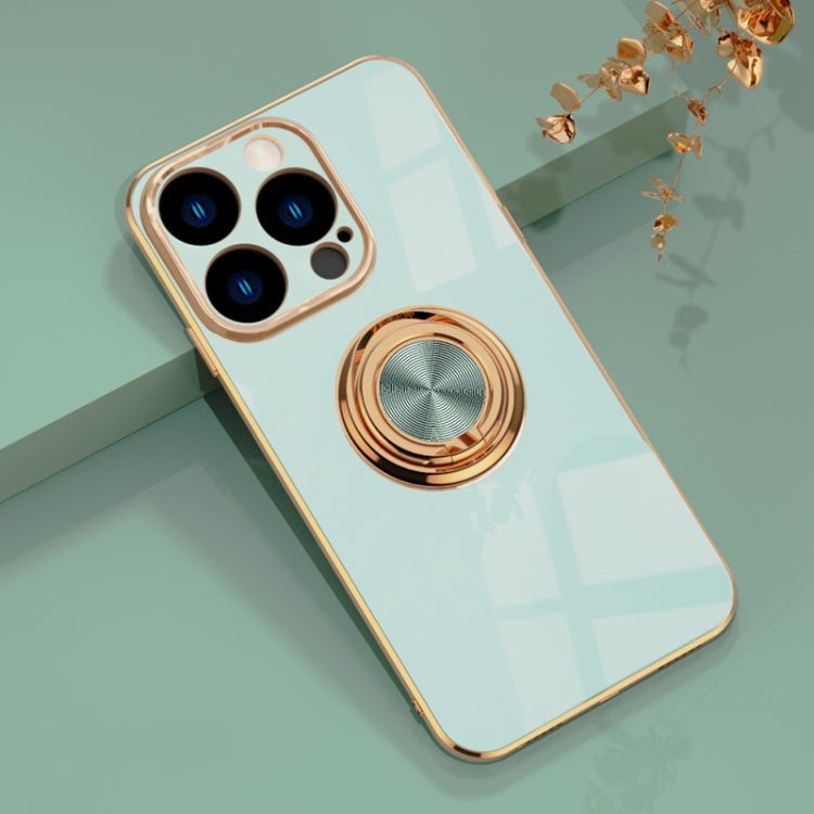 For iPhone 14 Pro Max 6D Electroplating Ring Phone Case