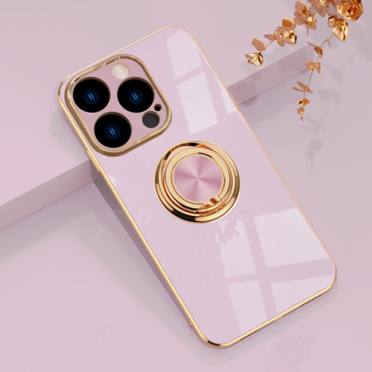 For iPhone 14 Pro Max 6D Electroplating Ring Phone Case