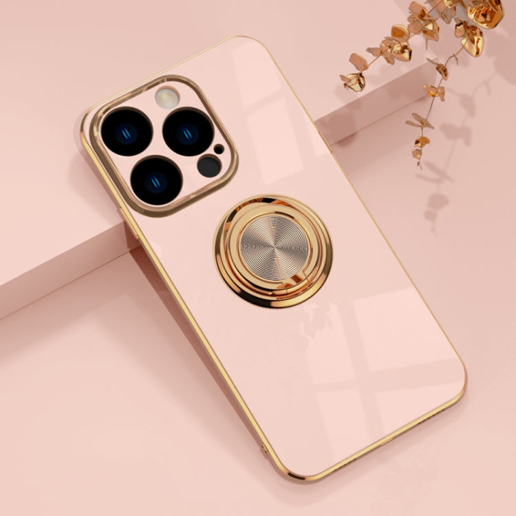 For iPhone 14 Pro Max 6D Electroplating Ring Phone Case