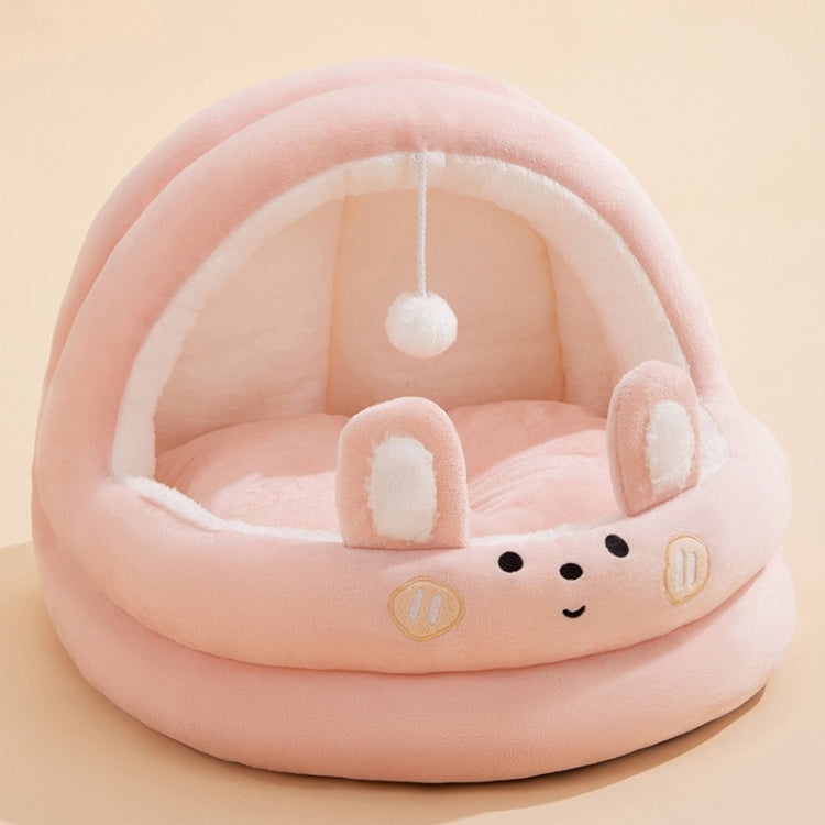 Semi-enclosed Cradle Pet Cat Bed Dog Kennel Pad Pet Supplies, Size:L
