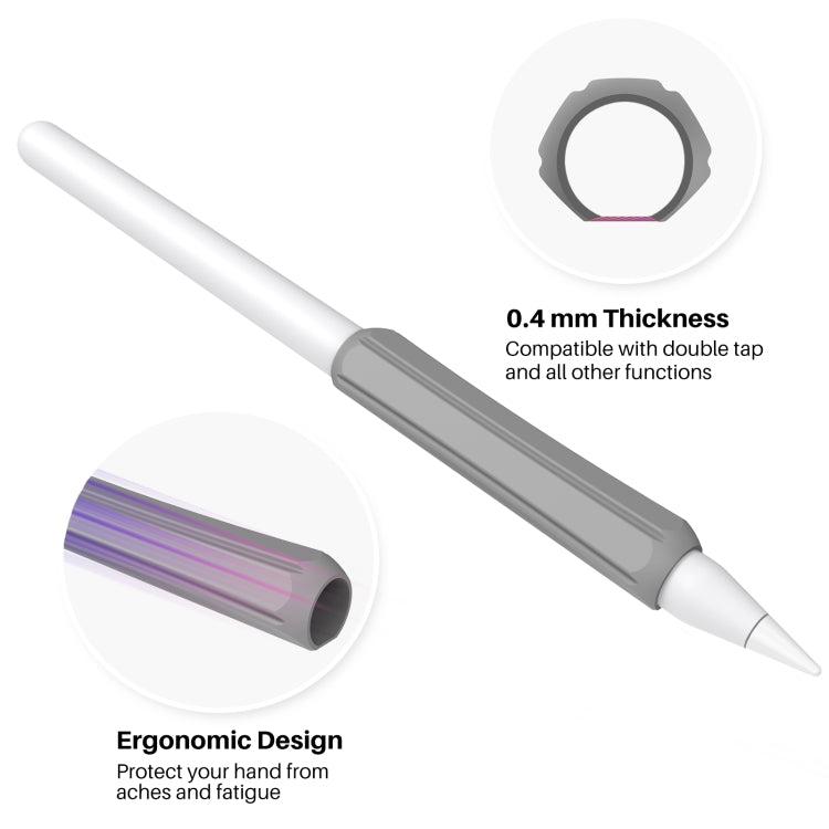 3 PCS DUX DUCIS Stoyobe Stylus Silicone Cover Grip Set For Apple Pencil 1/2/Huawei M-Pencil