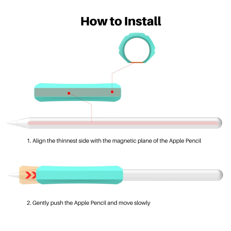 3 PCS DUX DUCIS Stoyobe Stylus Silicone Cover Grip Set For Apple Pencil 1/2/Huawei M-Pencil