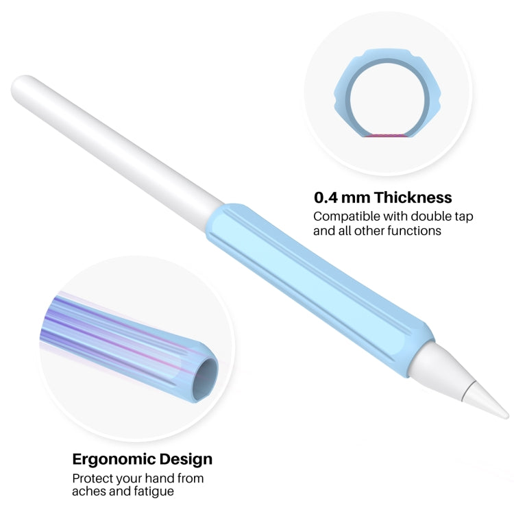 3 PCS DUX DUCIS Stoyobe Stylus Silicone Cover Grip Set For Apple Pencil 1/2/Huawei M-Pencil