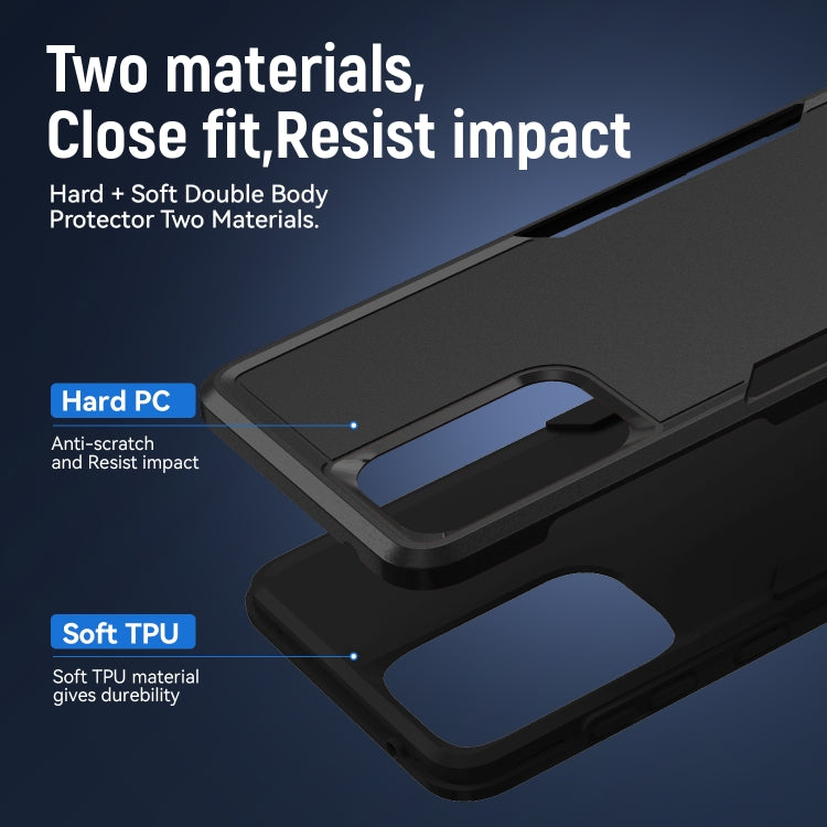 For Samsung Galaxy A33 5G Pioneer Armor Heavy Duty PC + TPU Phone Case