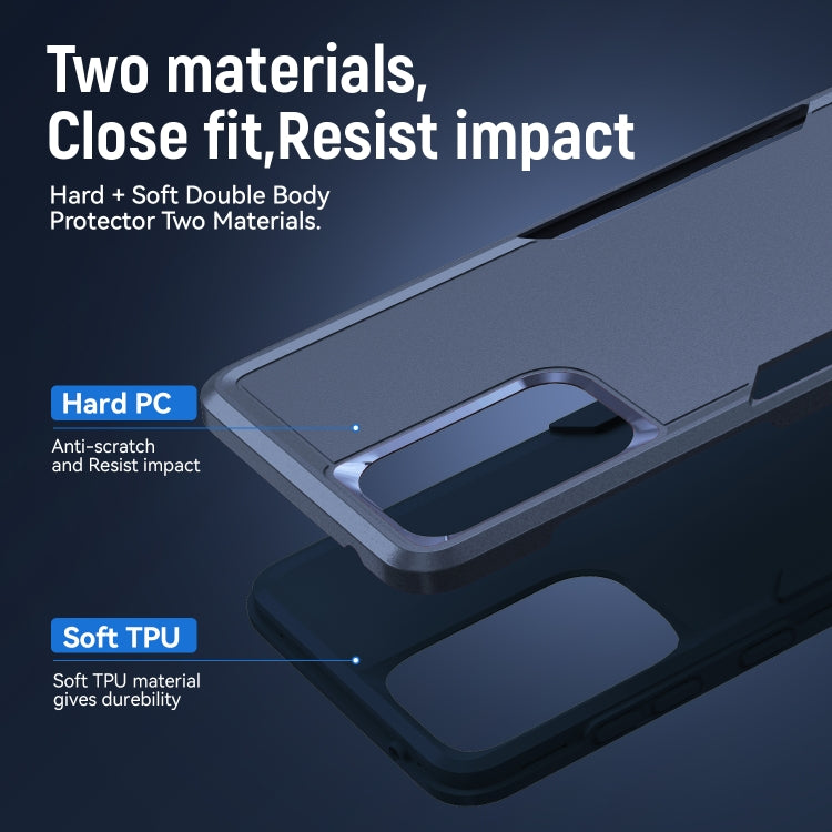For Samsung Galaxy A33 5G Pioneer Armor Heavy Duty PC + TPU Phone Case