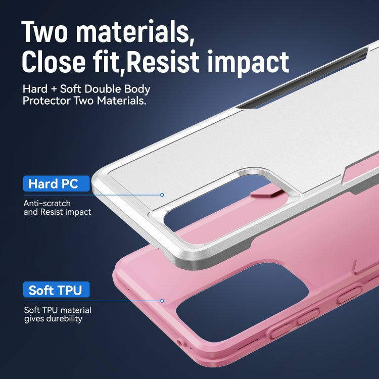 For Samsung Galaxy A53 5G Pioneer Armor Heavy Duty PC + TPU Phone Case