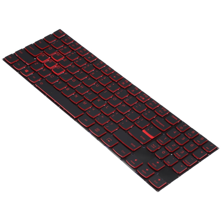 US Version Keyboard with Backlight For Lenovo Y520 Red Word