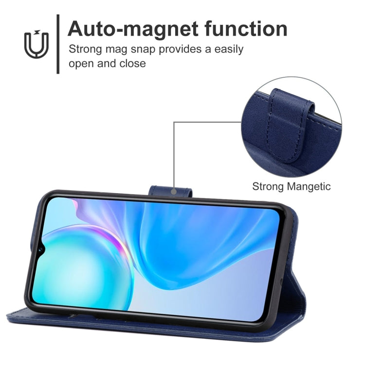 For vivo Y77e Leather Phone Case