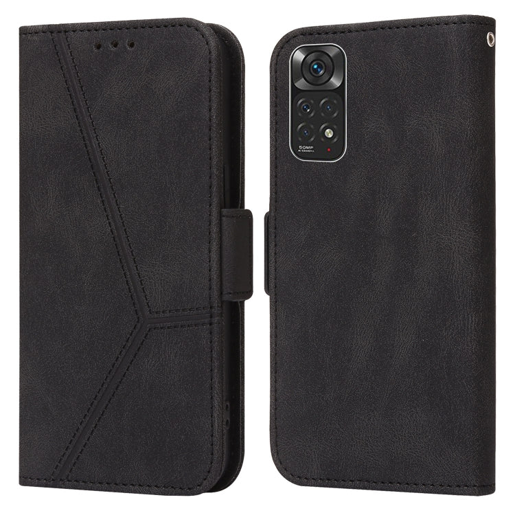 For Xiaomi Redmi Note 11 4G Embossing Stripe RFID Leather Phone Case
