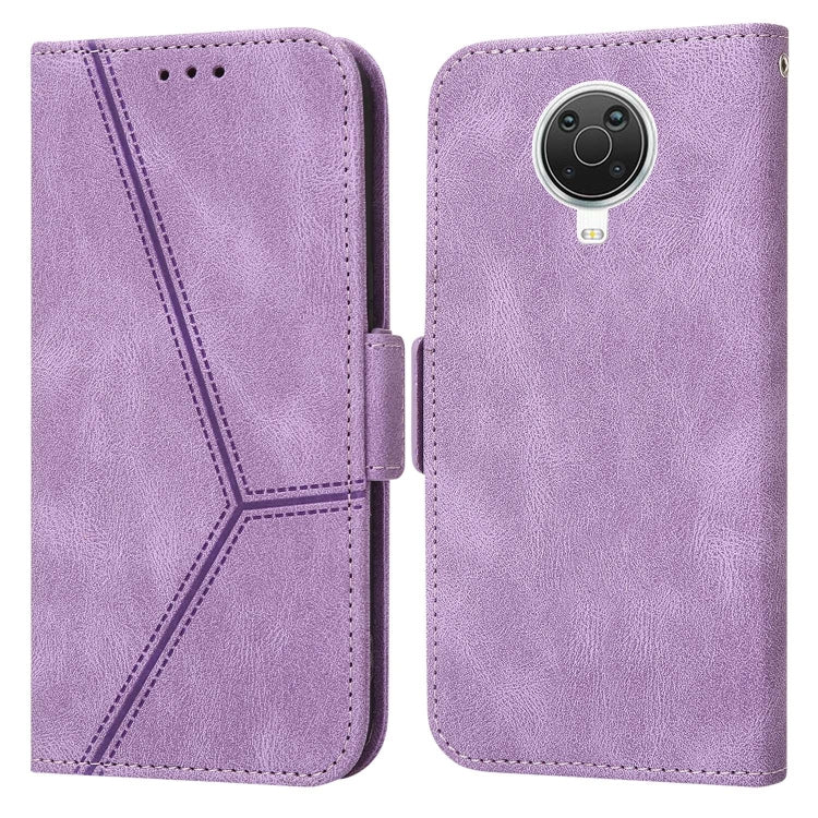 For Nokia G20 / G10 / 6.3 Embossing Stripe RFID Leather Phone Case