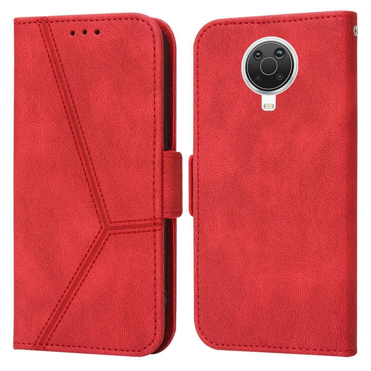 For Nokia G20 / G10 / 6.3 Embossing Stripe RFID Leather Phone Case