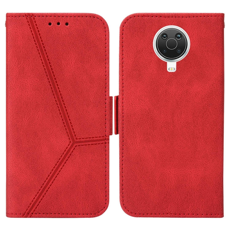 For Nokia G20 / G10 / 6.3 Embossing Stripe RFID Leather Phone Case
