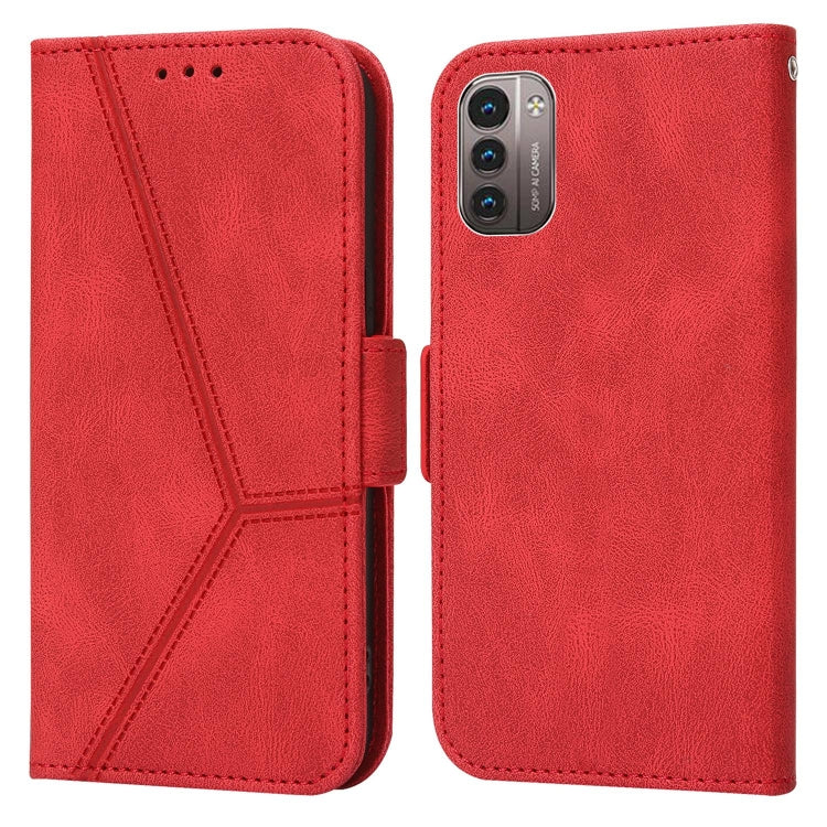 For Nokia G21 / G11 Embossing Stripe RFID Leather Phone Case